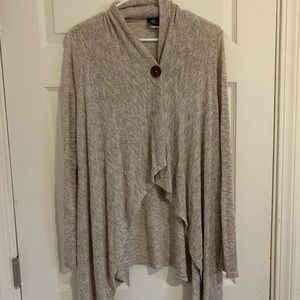 Loose drape cardigan